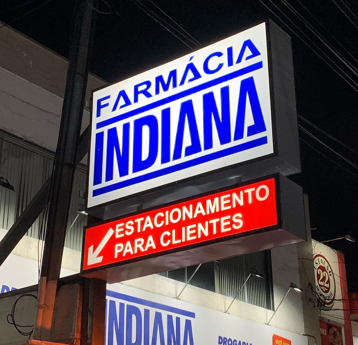 Placa de Acrílico Luminosa - Farmácia Indiana 🔥✅ #toplevel #